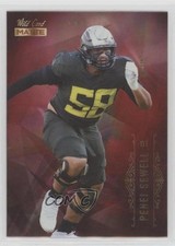 2021 Wild Card MATTE Chase Red /175 Penei Sewell #MBC-17 Rookie RC 7m3. rookie card picture