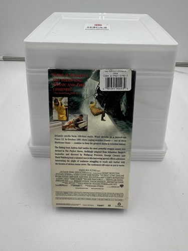 Vintage The Perfect Storm VHS Sealed 2000 George Clooney Mark Wahlberg Drama Rar - Picture 3 of 5
