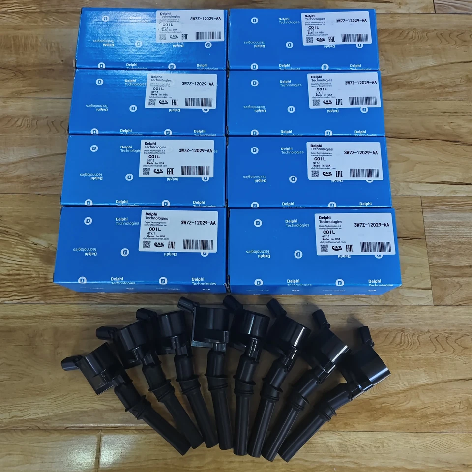 8Pcs Delphi Ignition Coils DG508 For Ford F-150 Lincoln Expedition 3W7Z-12029-AA Foto 2 de 4