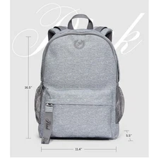 Victoria Secret PINK Ivy Classic Gray Backpack Laptop School Travel Bag NWT