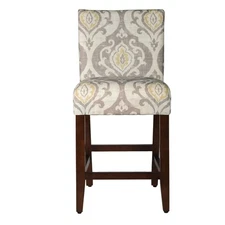 Upholstered Counter Height Barstool, 24-Inch, Suri Cream