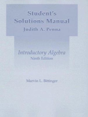 Introductory Algebra Perfect Marvin L. Bittinger