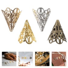 Durable Iron Bead Caps for Jewelry Making DIY Bracelets Necklaces Earrings