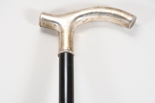 Q17B36- Jugendstil Stock mit Silber 925 Griff um 1900 - Bild 2 von 12