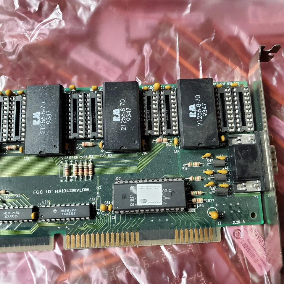 ISA video card - Cirrus Logic CL-GD5428-80QC  - Image 2 of 4