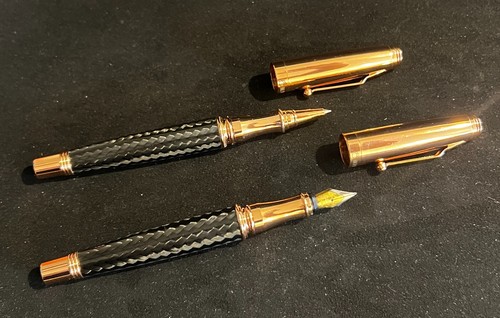 Penne a sfera e stilografiche Montverde Invincia Deluxe oro rosa Germania e ricariche prezzo ebay