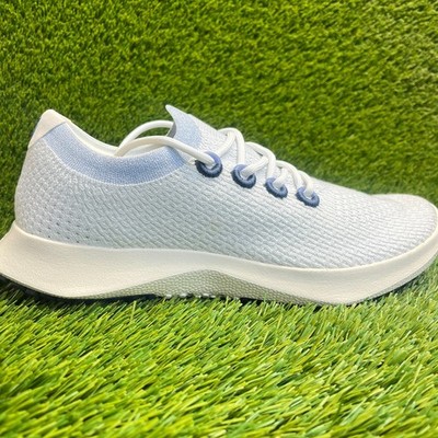 Allbirds Tree Dasher 2 Mens Size 12.5 Blue White Athletic Running Shoes Sneakers