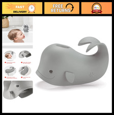 Universal Baby Bath Spout Cover - Soft, Safe, Grey Moby Design for All Tubs