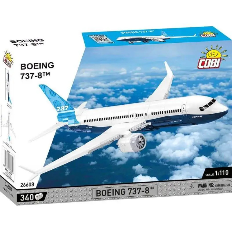 Boeing 737-8 COBI-26608 cadeau idéal pour passionné d'aviation et modélisme