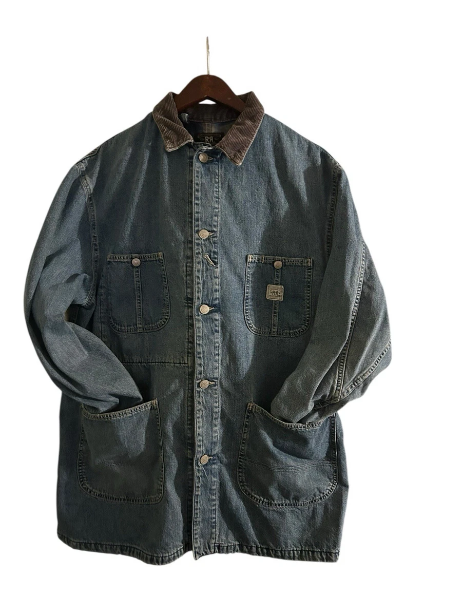 RRL 蓝色牛仔外套、夹克、背心男士| eBay