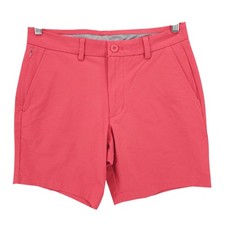 VINEYARD VINES OTG On The Go Shorts Coral Red Pink Performance 7" Inseam Size 28
