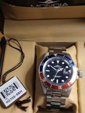 Orologio Mondia Mistral Sub Diver 42 mm Ghiera Blu Rosso REF. MI705-5BM