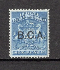 (795)     Nyasaland (BCA) 1891-95  6d. Ultramarine SG4 M/Mint