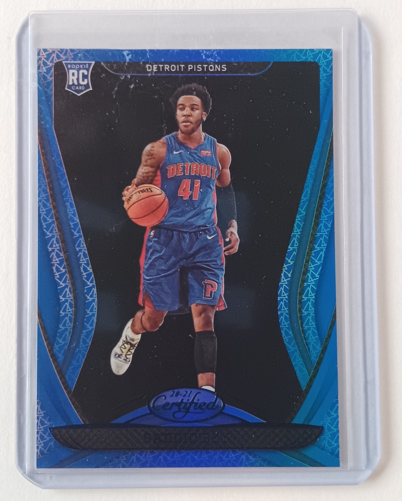 2020-21 Panini Certified - Saddiq Bey #182 Mirror Blue (RC)