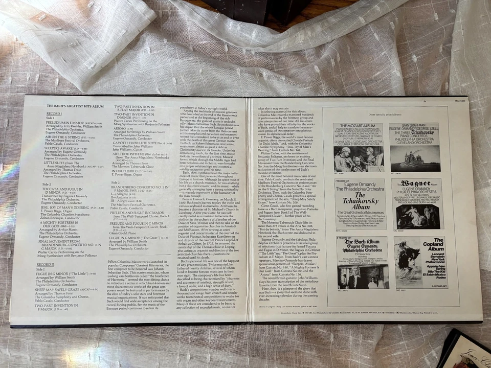 Classical Vinyl Record Lot -14-LP'S  Beethoven Bach Chopin Mozart Handel + more - Image 4 of 4