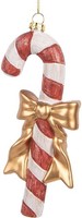 Clayre & Eef 66084 Dekoration AnhäNger Zuckerstange 8X3X18 Cm Rot Und Weiß