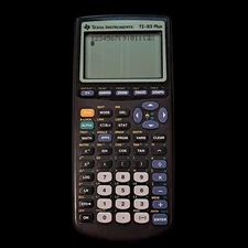 Texas Instruments TI-83 Plus Graphing Calculator T1-83 W/ Cover Tested Working