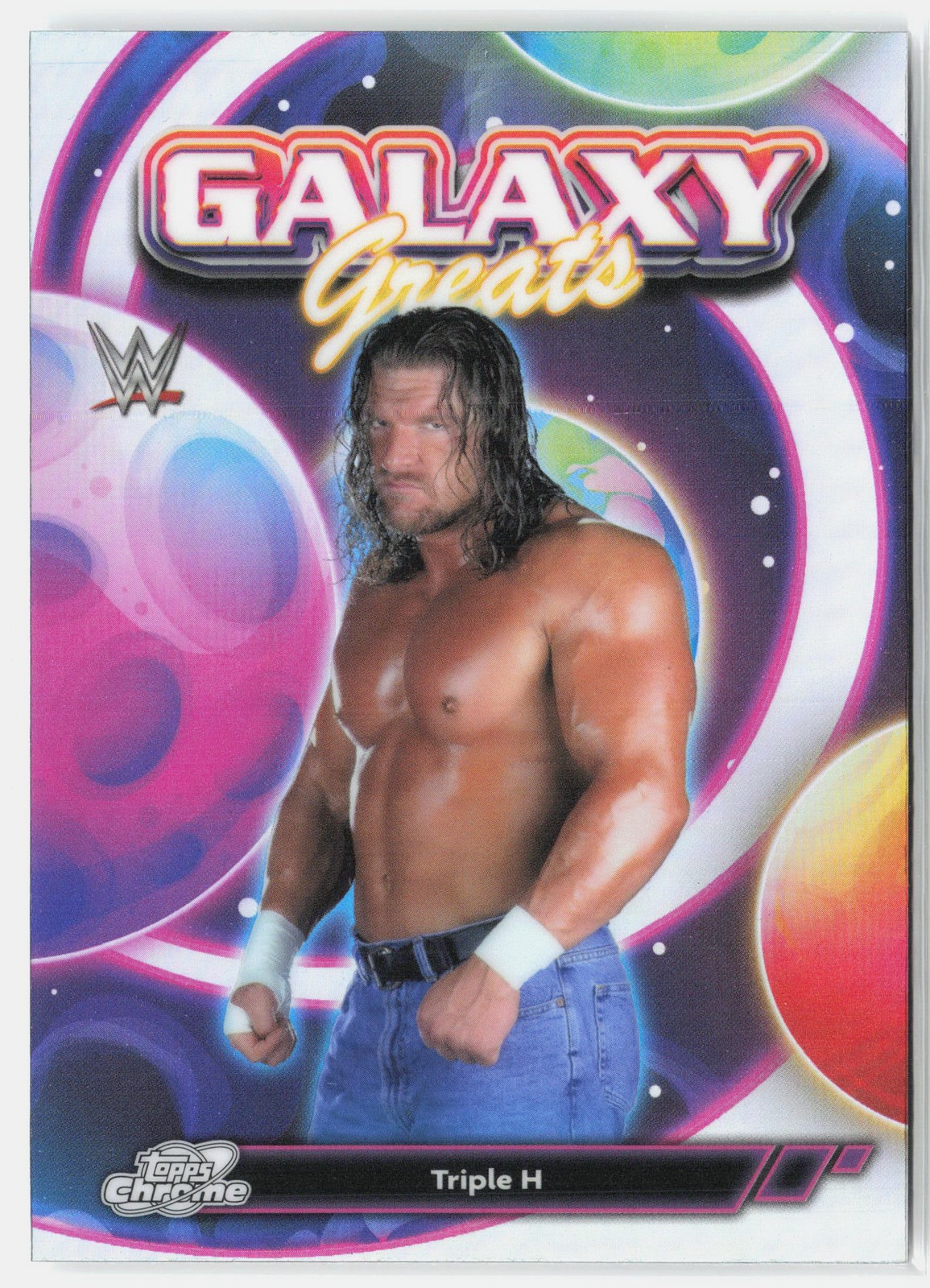 2026 Topps Chrome Cosmic WWE #GG-40 Triple H Galaxy Greats