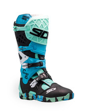 STIVALI MOTO CROSS ENDURO OFF ROAD MX SNODO SIDI CROSSAIR X MESSY CYAN