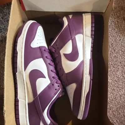 Nike Dunk Low Retro Viotech White Purple Low Top Leather Sneakers DV0833-107