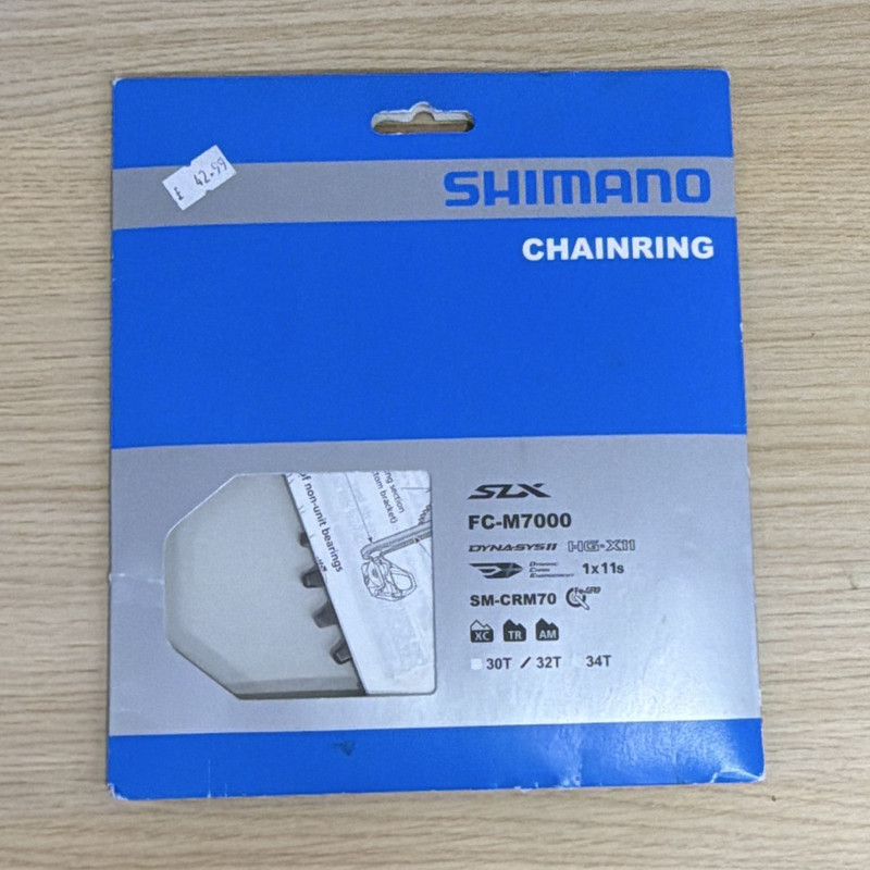 Shimano SLX SM-CRM70 Chainring 32T 96mm PCD 4-Arm for FC-M7000 Black