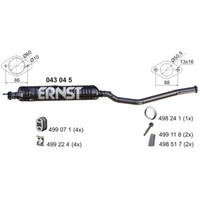 Ernst MittelschalldäMpfer SchalldäMpfer FüR Opel Vectra B J96 31_ 043045