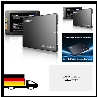 512GB SATA III SSD | 550MB/s Lesen | 3D TLC NAND