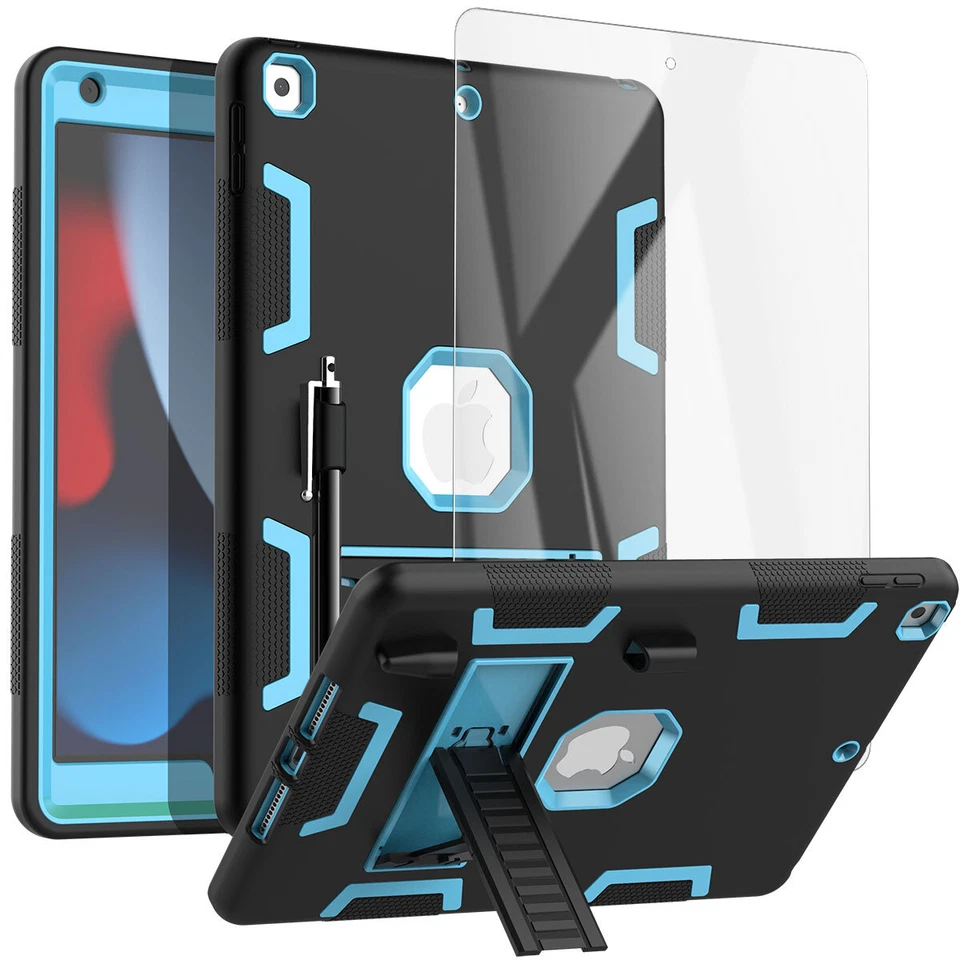 iPad 9th/8th/7th Generation Case 10.2" Shockproof Heavy Duty Rugged Stand Cover - Image 3 of 4