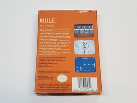 MULE M.U.L.E. Nintendo NES Box and Manual Only **