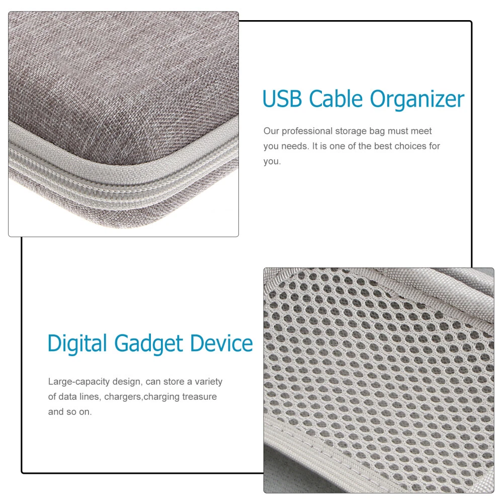Phone Case Digital Gadget Device USB Earphone Power Bank Travel