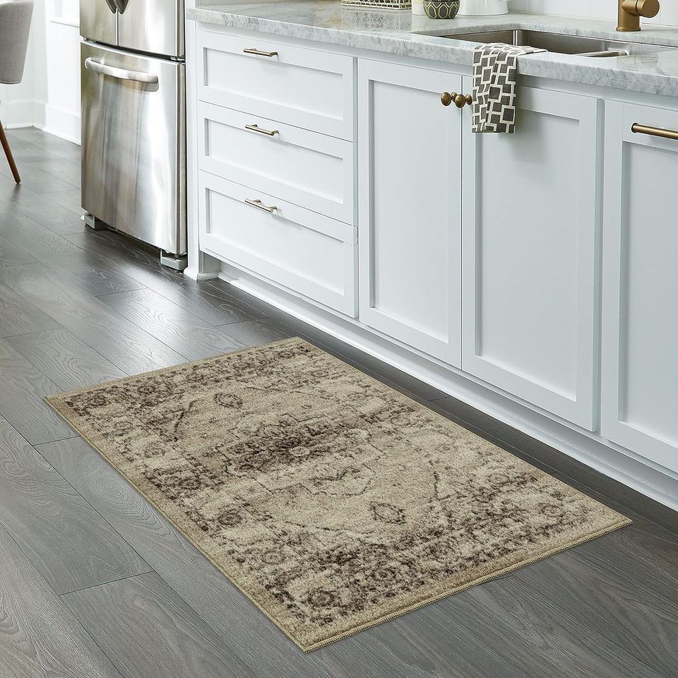 Distressed Lexington Kitchen Rugs Non Skid Accent Area Floor Mat [Made