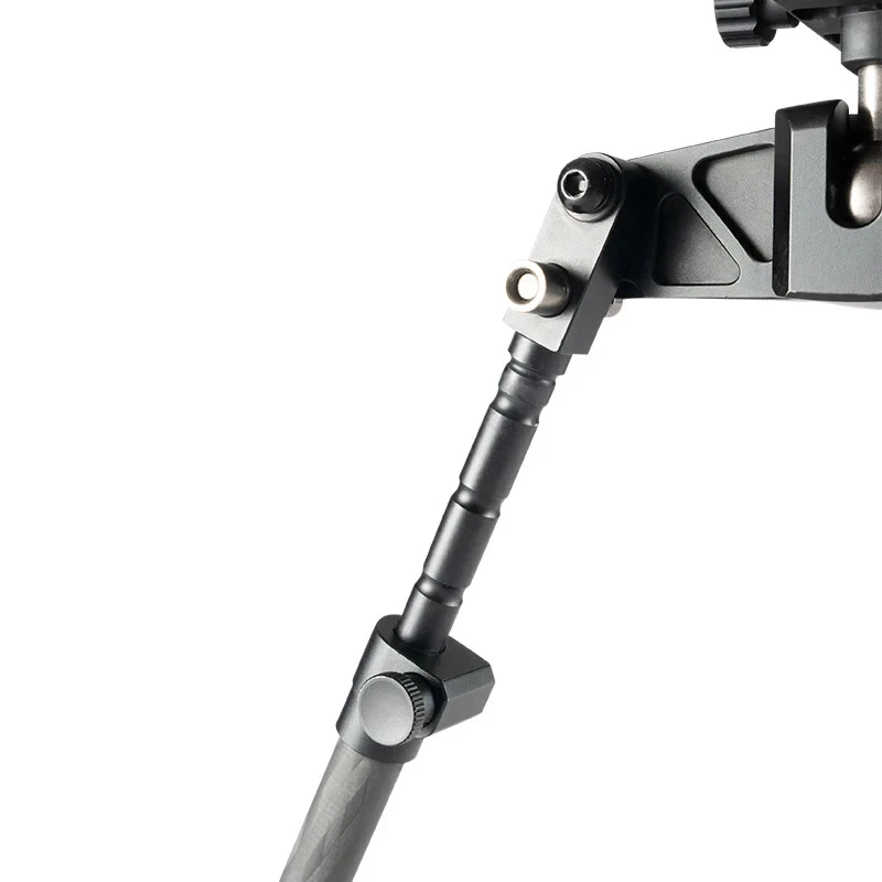 Linkogear HB-C03 fibra de carbono bípode Picatinny y ARCA monobola fijación montaje 26 mm Foto 3 de 4