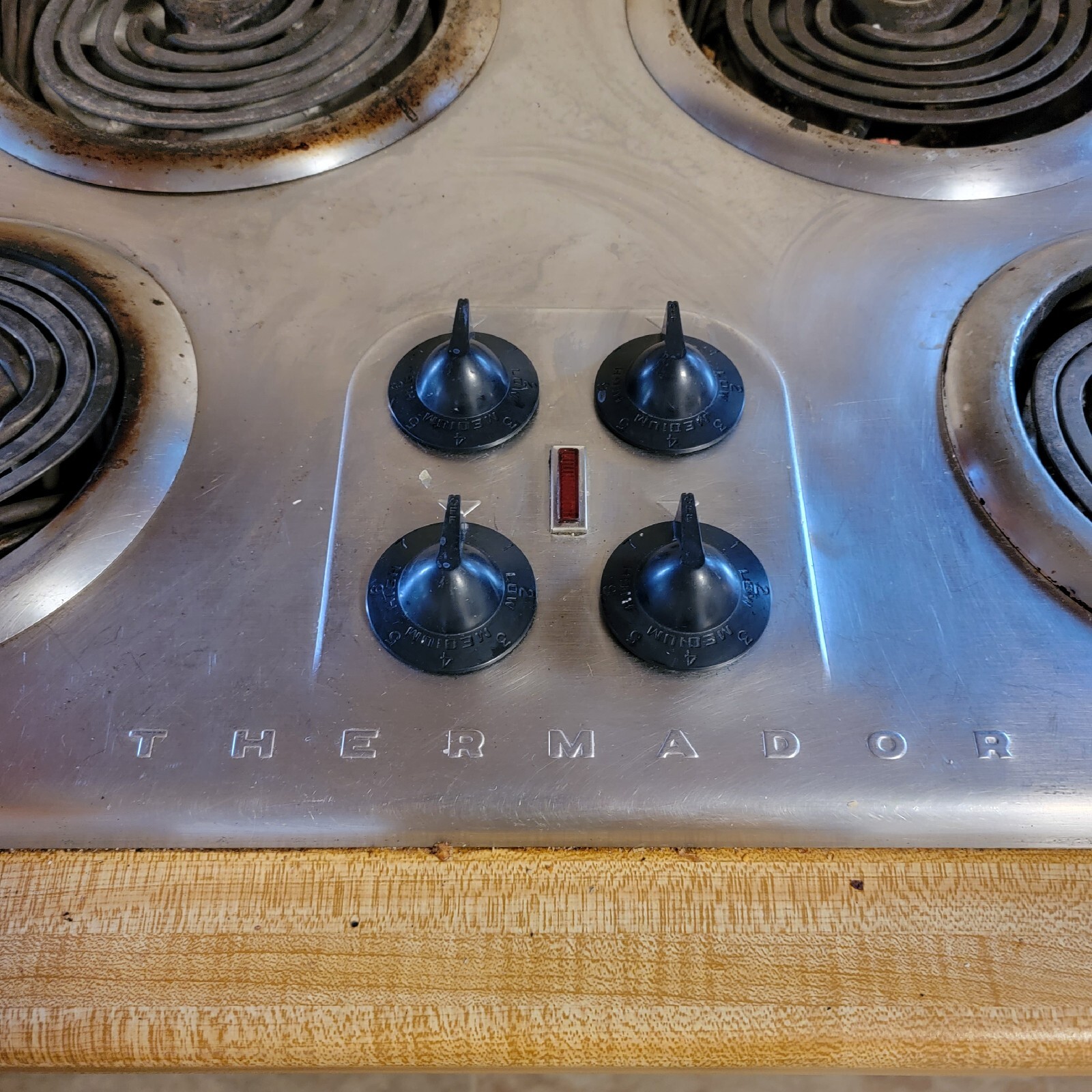 Vintage 1950s Thermador 4Burner Electric Stove Cook Top eBay