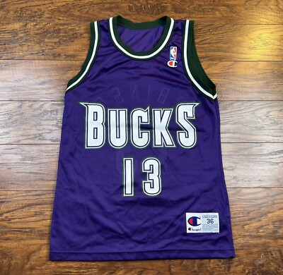 Purple Bucks Vintage Jersey Vintage Milwaukee Bucks Jersey Mens