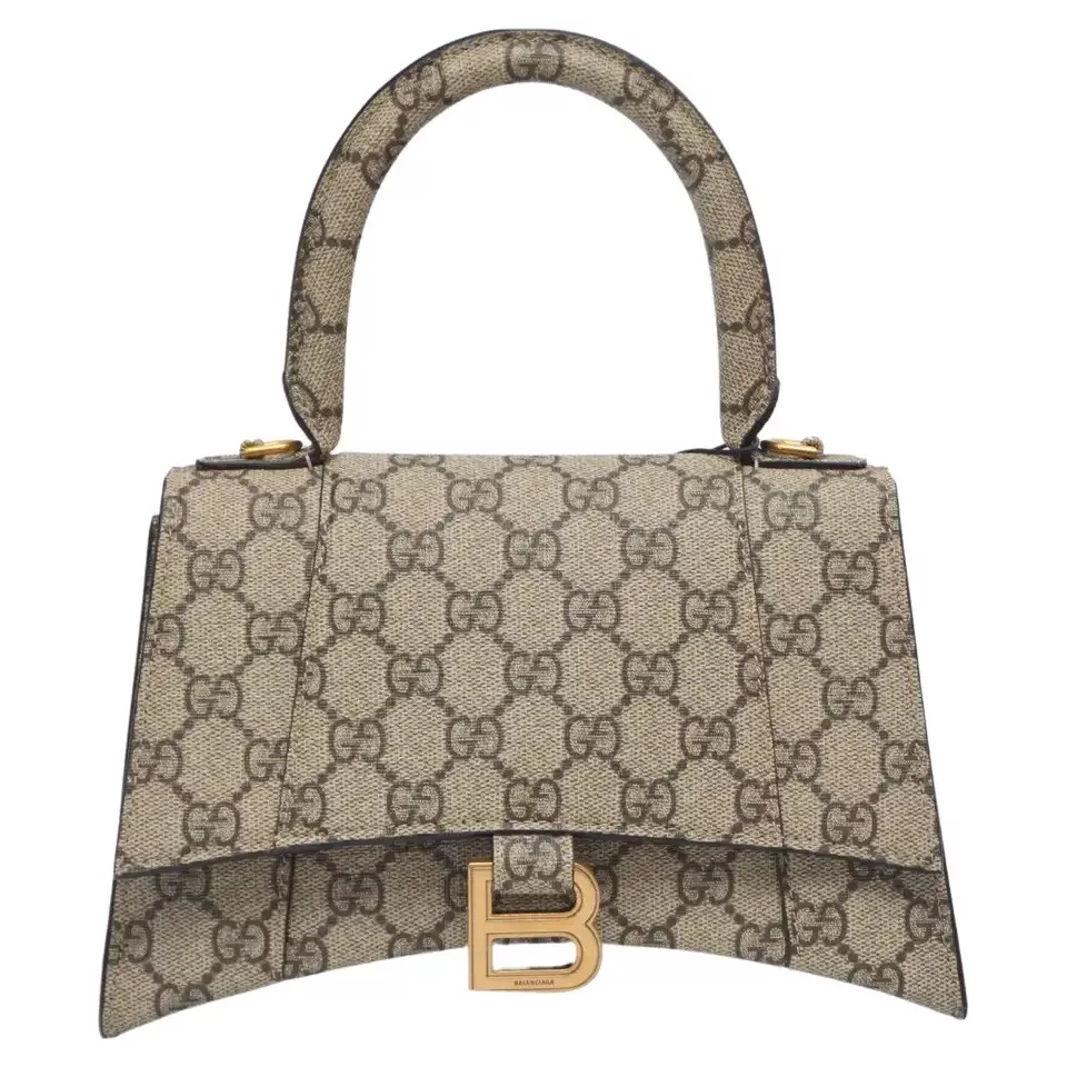 Gucci x Balenciaga The Hacker Project Small Hourglass Bag Beige