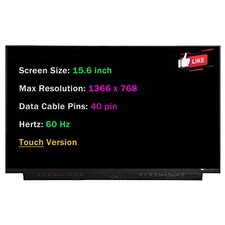 for HP 15-dw1xxx 15.6" LCD LED Touch Screen Display Panel HD 1366x768 40 Pins