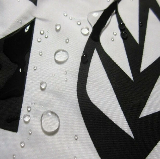 Waterproof Shower Curtain Polyester Fabric  Bathroom Curtains With Hooks Set - Image 2 of 4