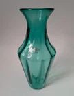 2002 Blenko Handcraft Seafoam Green Art Glass Vase 2128