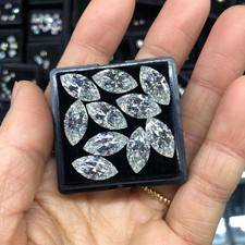 Hot Sale 4ct Marquise Cut Loose Moissanite Gemstone D Color VVS1 GRA Certificate