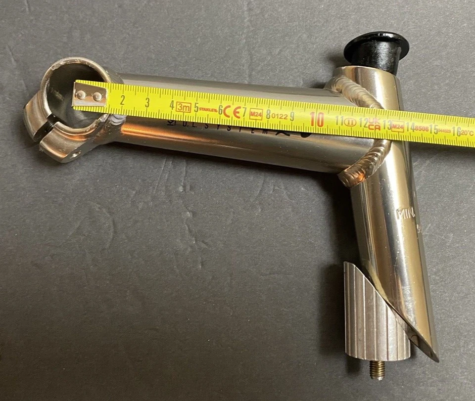 Vintage ZOOM Original Stem 1 1/8 Threaded 28.6 mm Clamp 125 mm Extension MTB NOS - Image 3 of 4