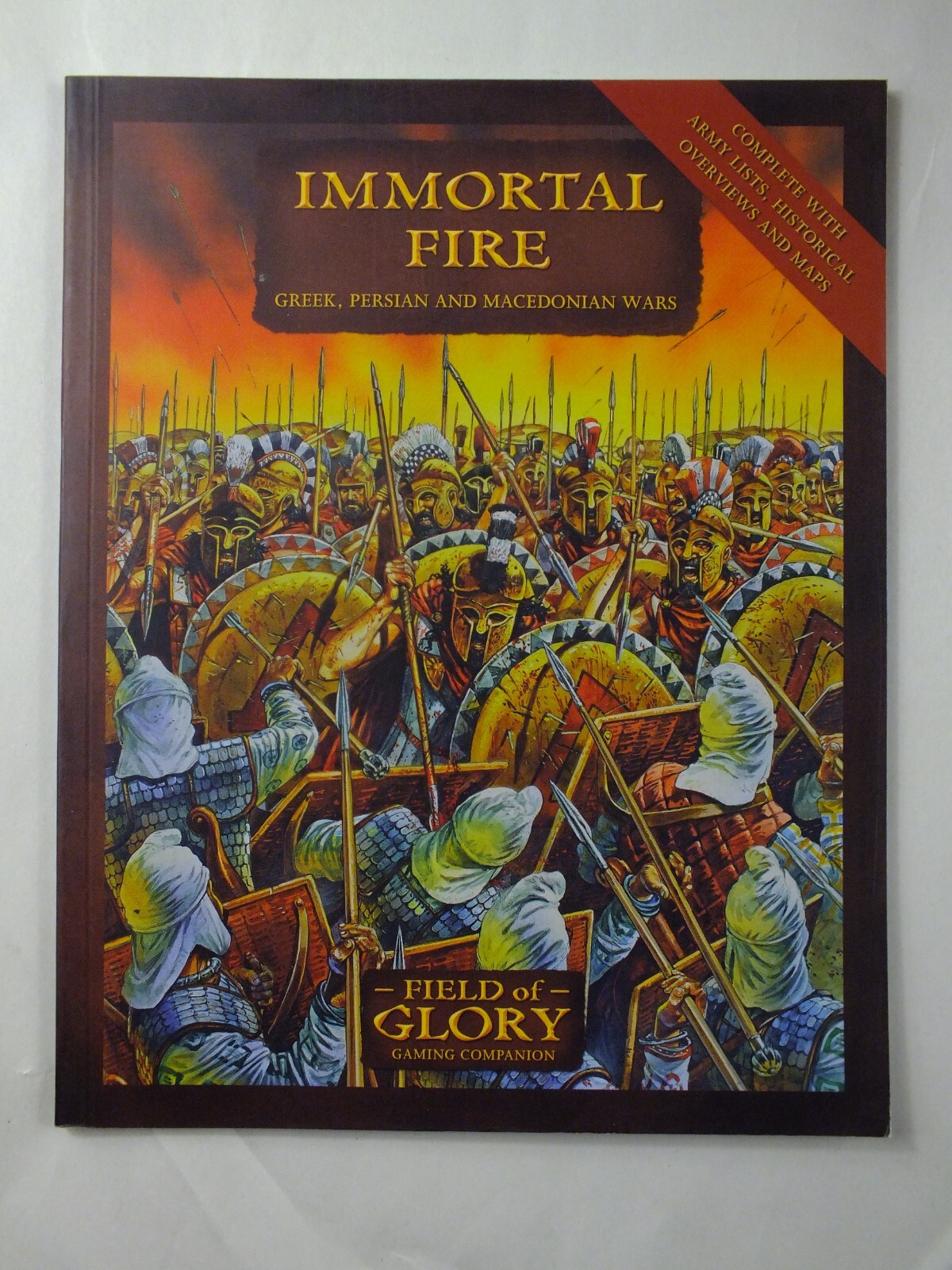 Immortal Fire: Greek, Persian and Macedonian Wars (Field of Glory Companion, 3)
