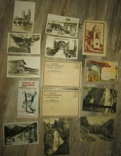 LOT RELIGIOUS ITEMS POSTCARDS PAMPHLETS VINTAGE 1940'S ?? MAINLY CALIFORNIA