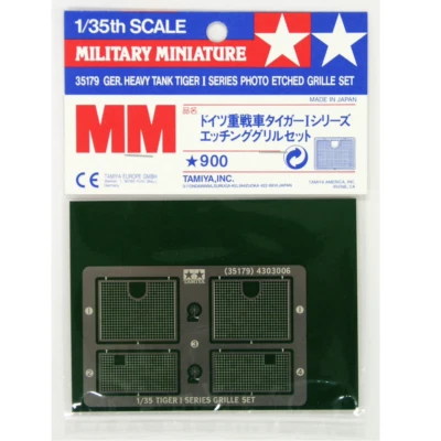 Tamiya 35179 German Heavy Tank Tiger I Series Photo Etched Grille Set 1/35