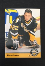 1992-93 Upper Deck Martin Straka 559 Card - Young Guns YG Penguins