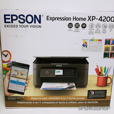 OB Epson Expression Home XP-4200 Wireless Inkjet All-In-One Color Printer
