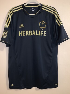 Rare LA Los Angeles Galaxy 2011/2012 Third Black Soccer Jersey