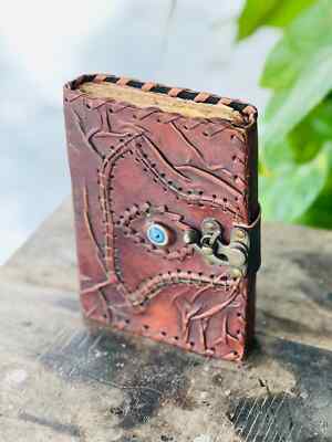 Mystical Eye Handcrafted Leather Journal 7'' x 5''