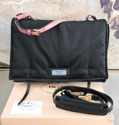 prada etiquette nylon bag