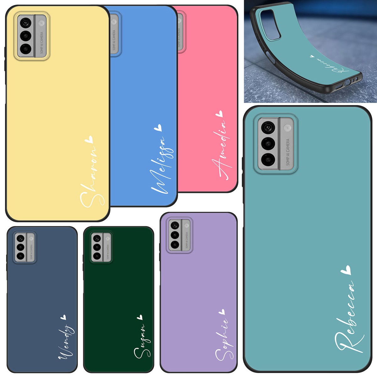 Per Nokia C02 C12 C22 G11 G21 G22 C32 G42 G310 TA 1534 Custodia - Foto 6