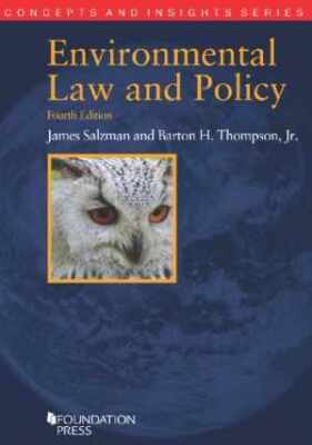 Environmental Law and Policy, 4th - Paperback, by Salzman James E.; - Very Good
